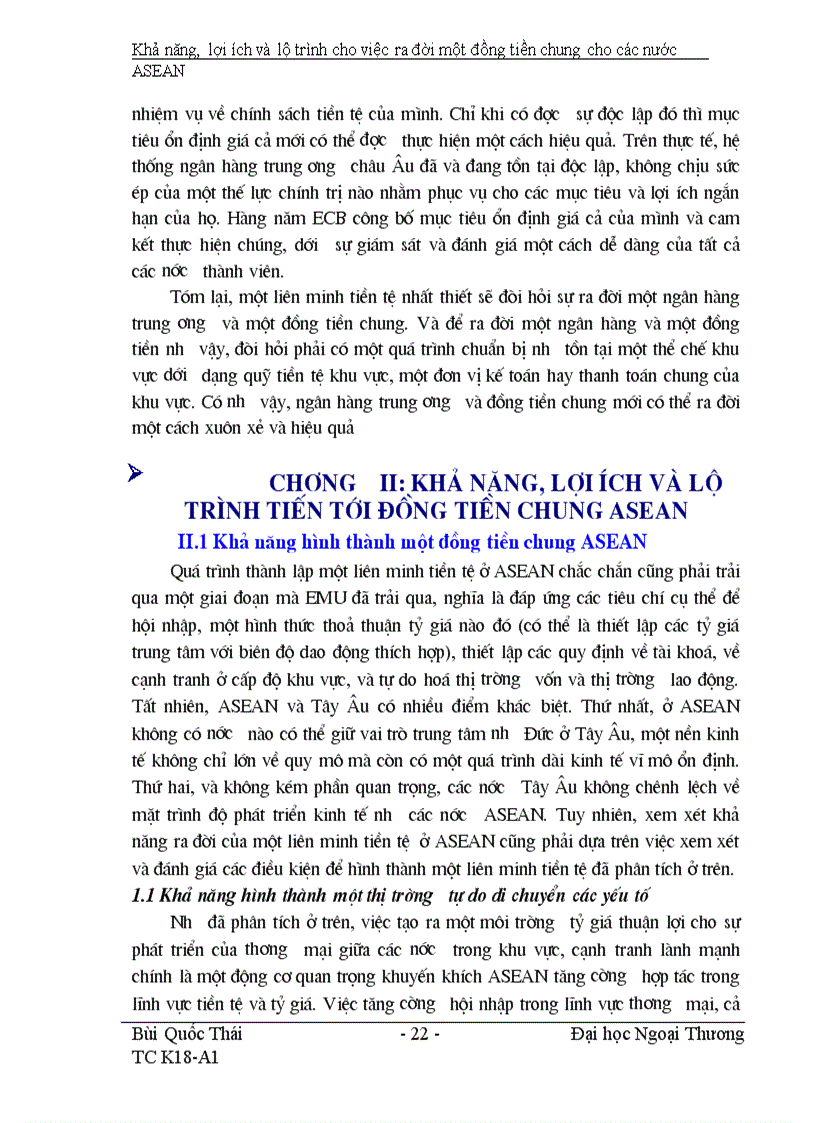 image for page Khả năng lợi ích và lộ trình của việc ra đời một đồng tiền chung cho các nước ASEAN