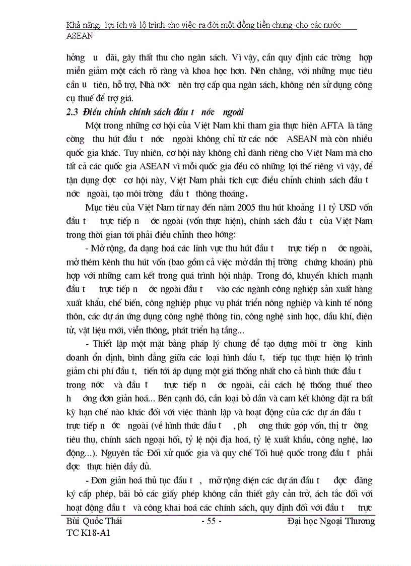 image for page Khả năng lợi ích và lộ trình của việc ra đời một đồng tiền chung cho các nước ASEAN