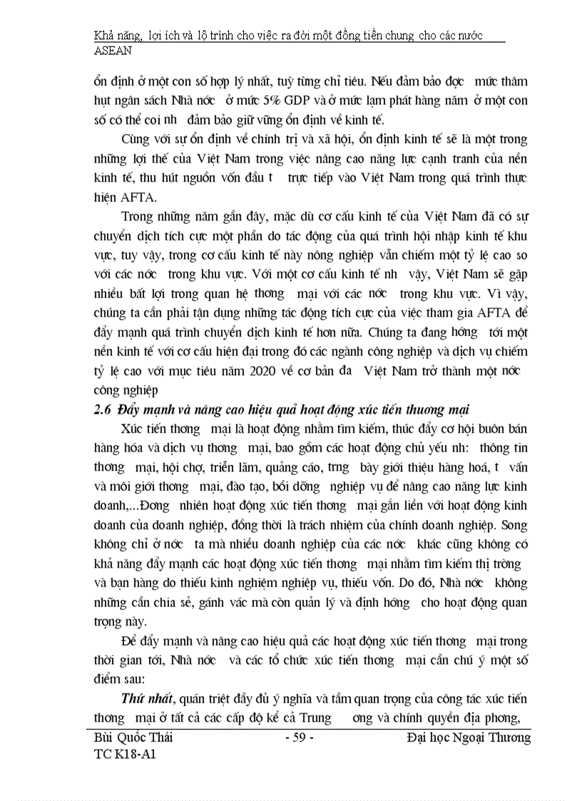 image for page Khả năng lợi ích và lộ trình của việc ra đời một đồng tiền chung cho các nước ASEAN