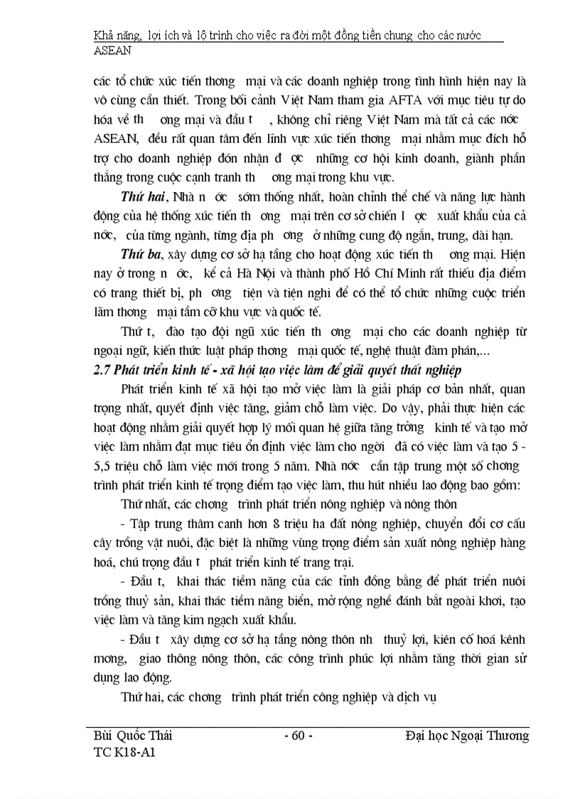 image for page Khả năng lợi ích và lộ trình của việc ra đời một đồng tiền chung cho các nước ASEAN