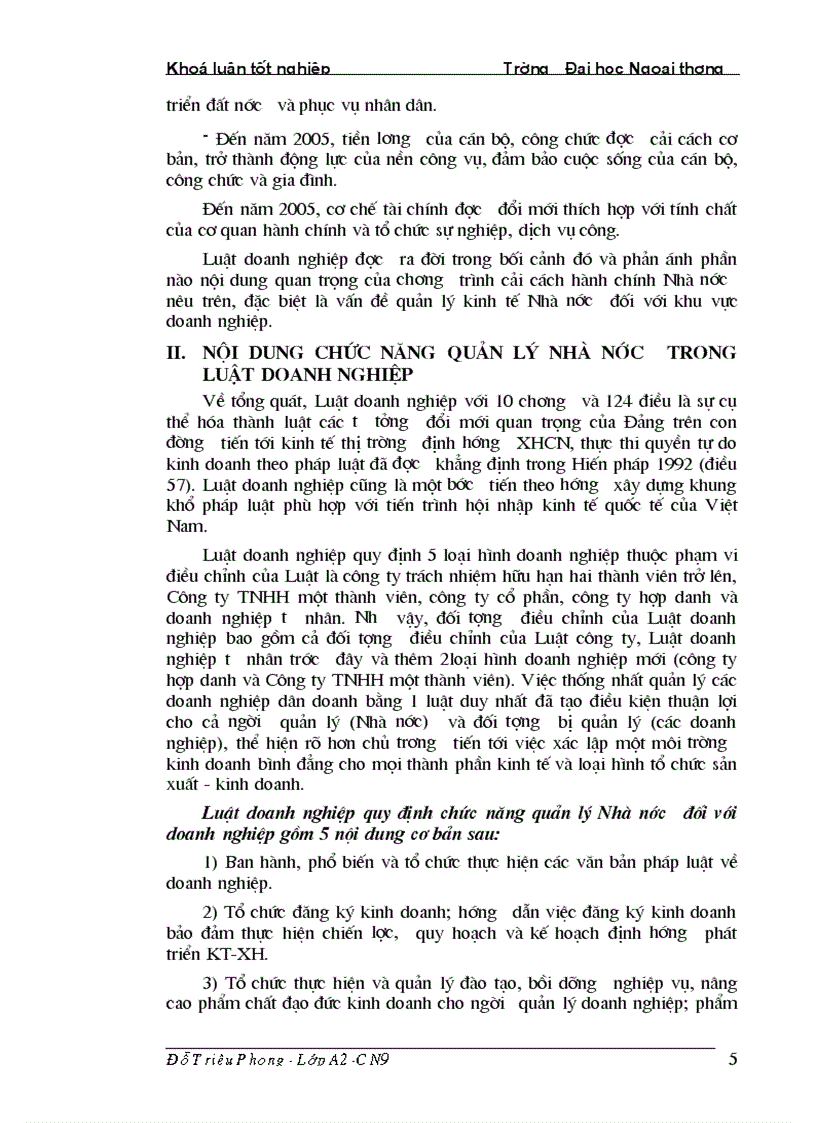 image for page Nâng cao hiệu quả thi hành luật doanh nghiệp của các doanh nghiệp ngoài quốc doanh trên địa bàn thành phố Hà nội 1