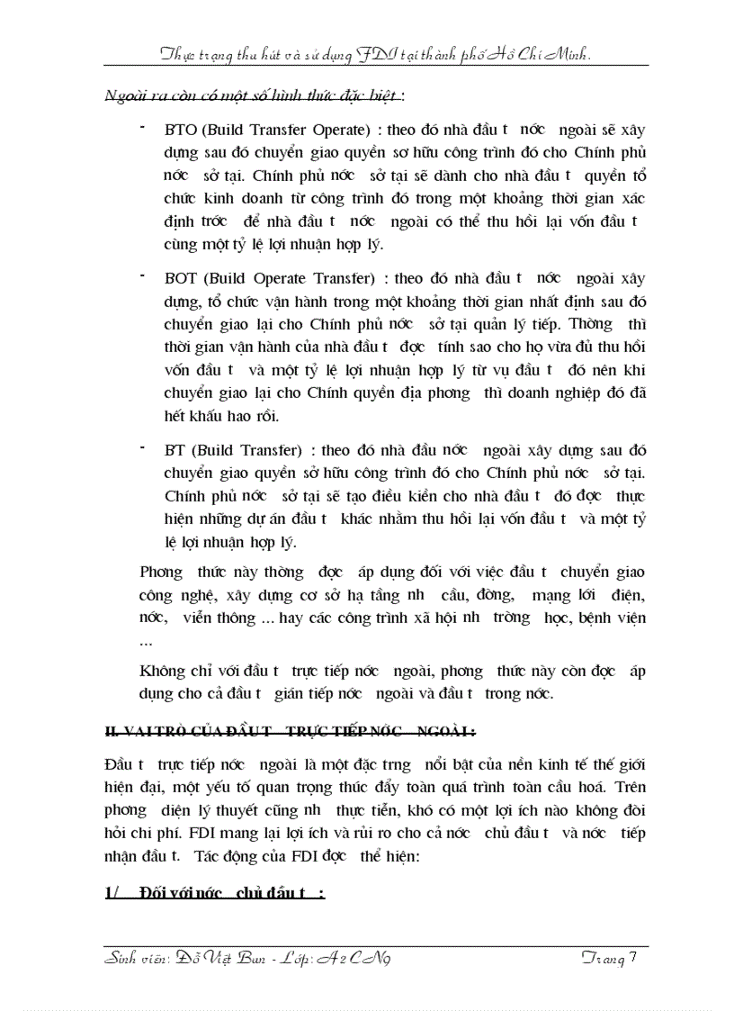 image for page Thực trạng thu hút và sử dụng FDI tại thành phố Hồ Chí Minh 1