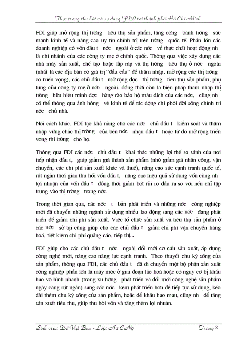 image for page Thực trạng thu hút và sử dụng FDI tại thành phố Hồ Chí Minh 1