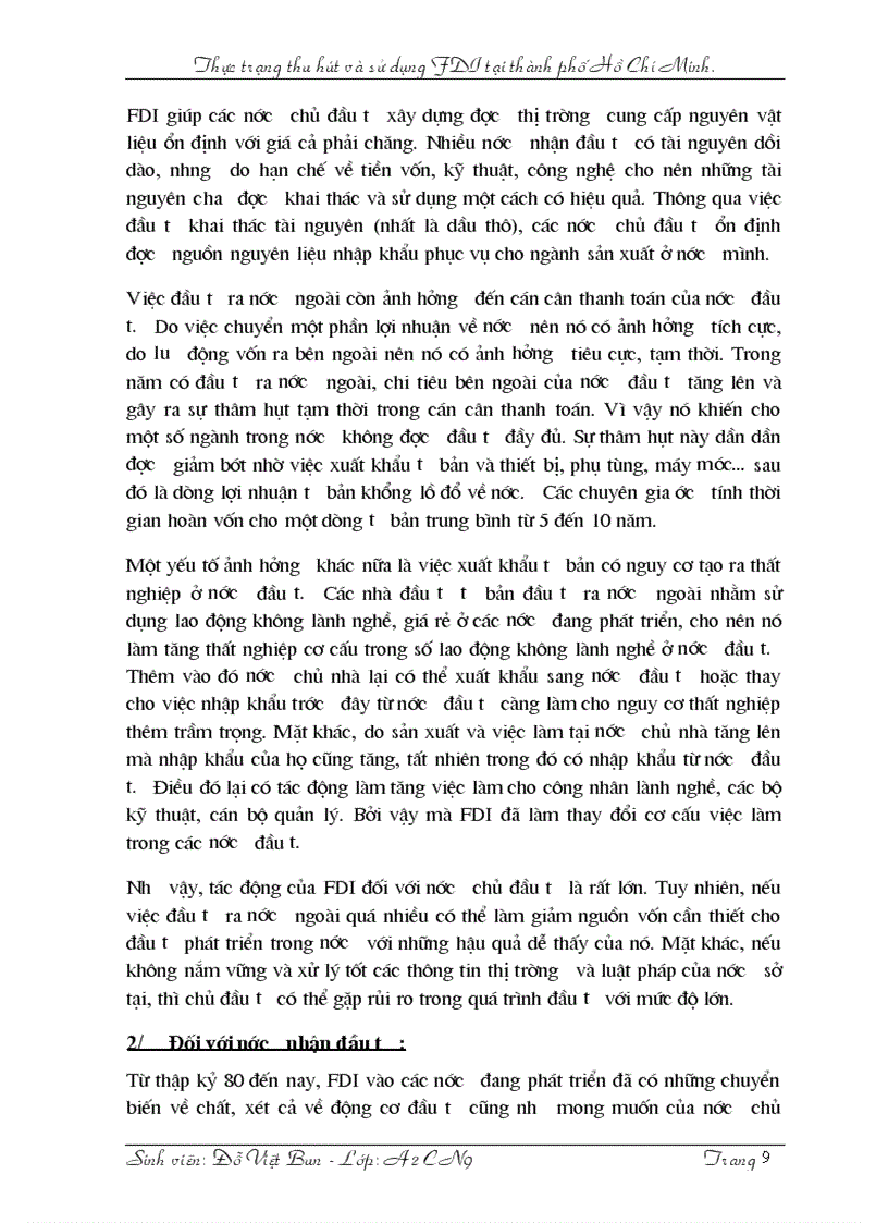 image for page Thực trạng thu hút và sử dụng FDI tại thành phố Hồ Chí Minh 1
