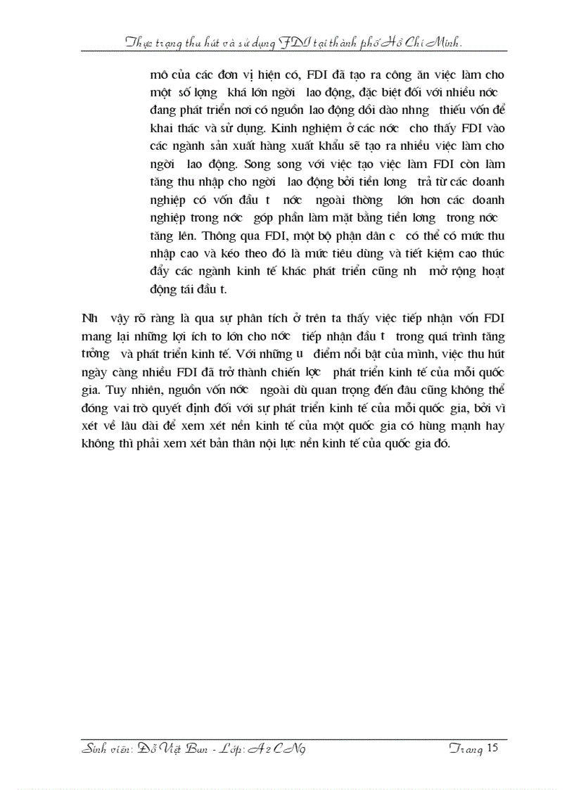 image for page Thực trạng thu hút và sử dụng FDI tại thành phố Hồ Chí Minh 1