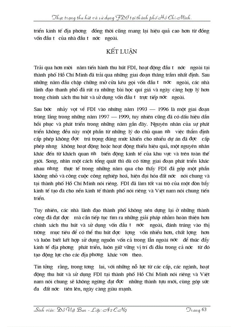 image for page Thực trạng thu hút và sử dụng FDI tại thành phố Hồ Chí Minh 1