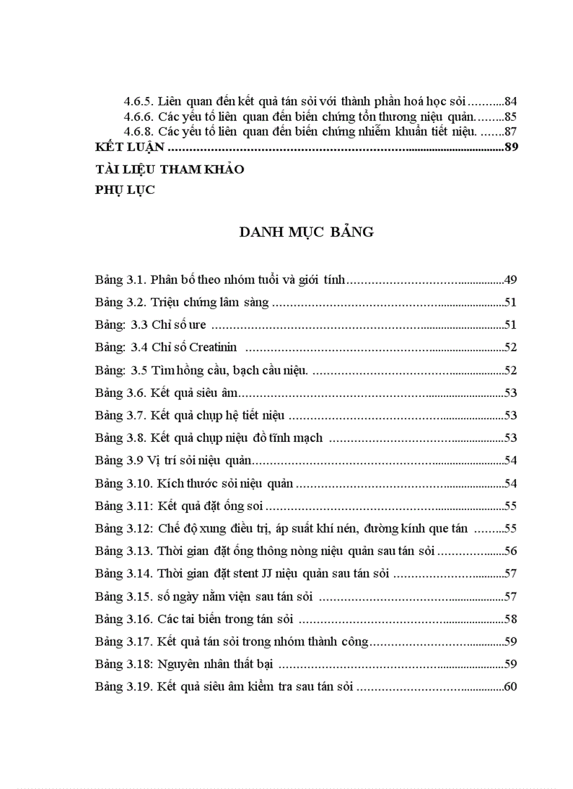 image for page Đánh giá kết quả điều trị sỏi niệu quản bằng phương pháp tán sỏi nội soi ngược dòng trên máy Lithoclast tại bệnh viện Thanh Nhàn