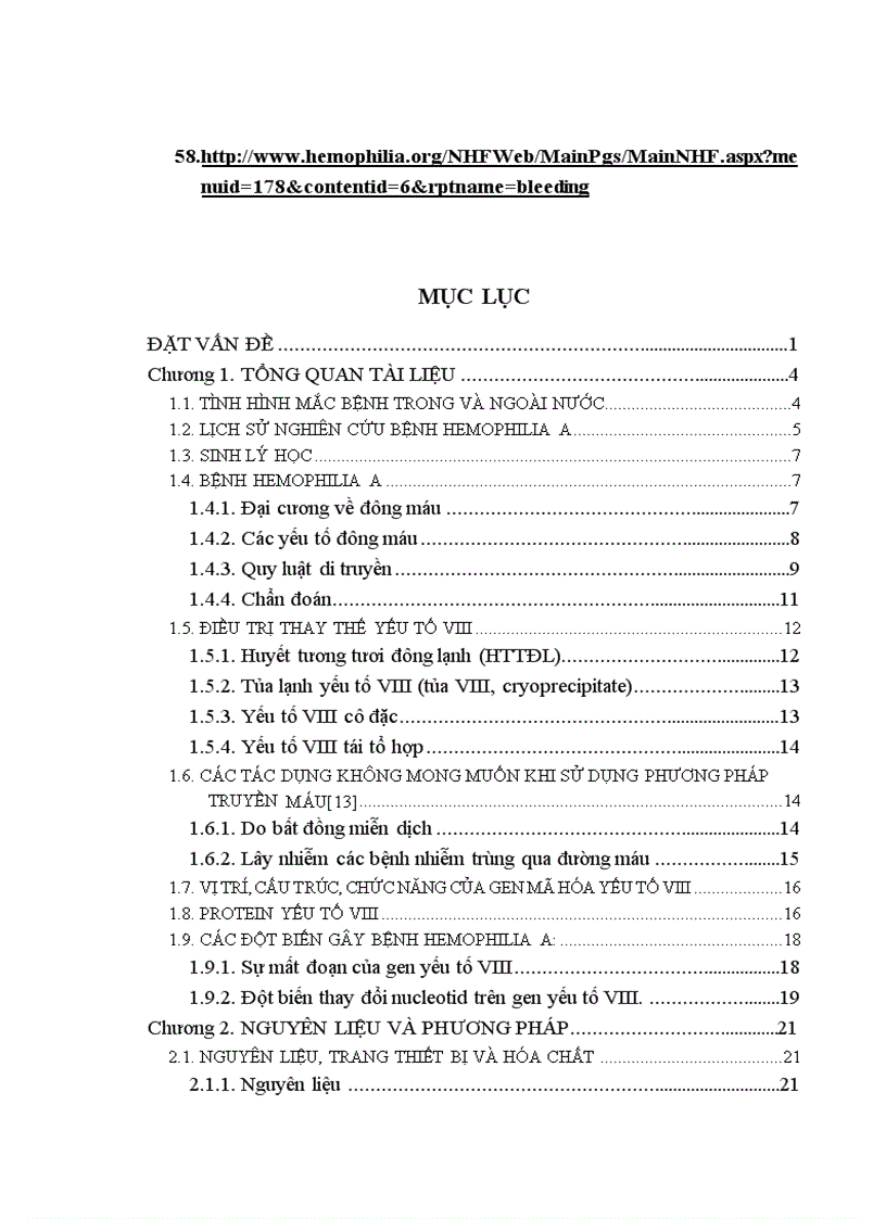 image for page Tạo dòng và thiết kế vector biểu hiện gen mã hóa yếu tố VIII của người