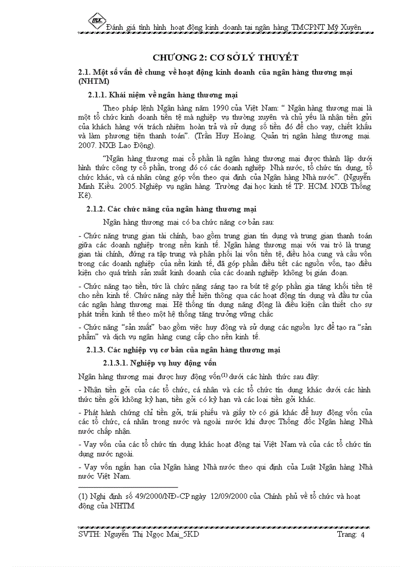 image for page Đánh giá tình hình hoạt động kinh doanh tại ngân hàng TMCP nông thôn Mỹ Xuyên