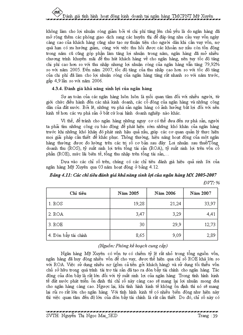 image for page Đánh giá tình hình hoạt động kinh doanh tại ngân hàng TMCP nông thôn Mỹ Xuyên
