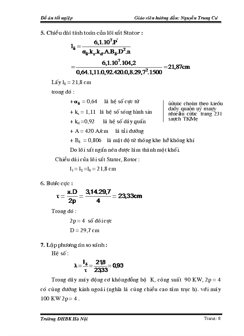 image for page Tính toán tham số của động cơ điện ở chế độ định mức
