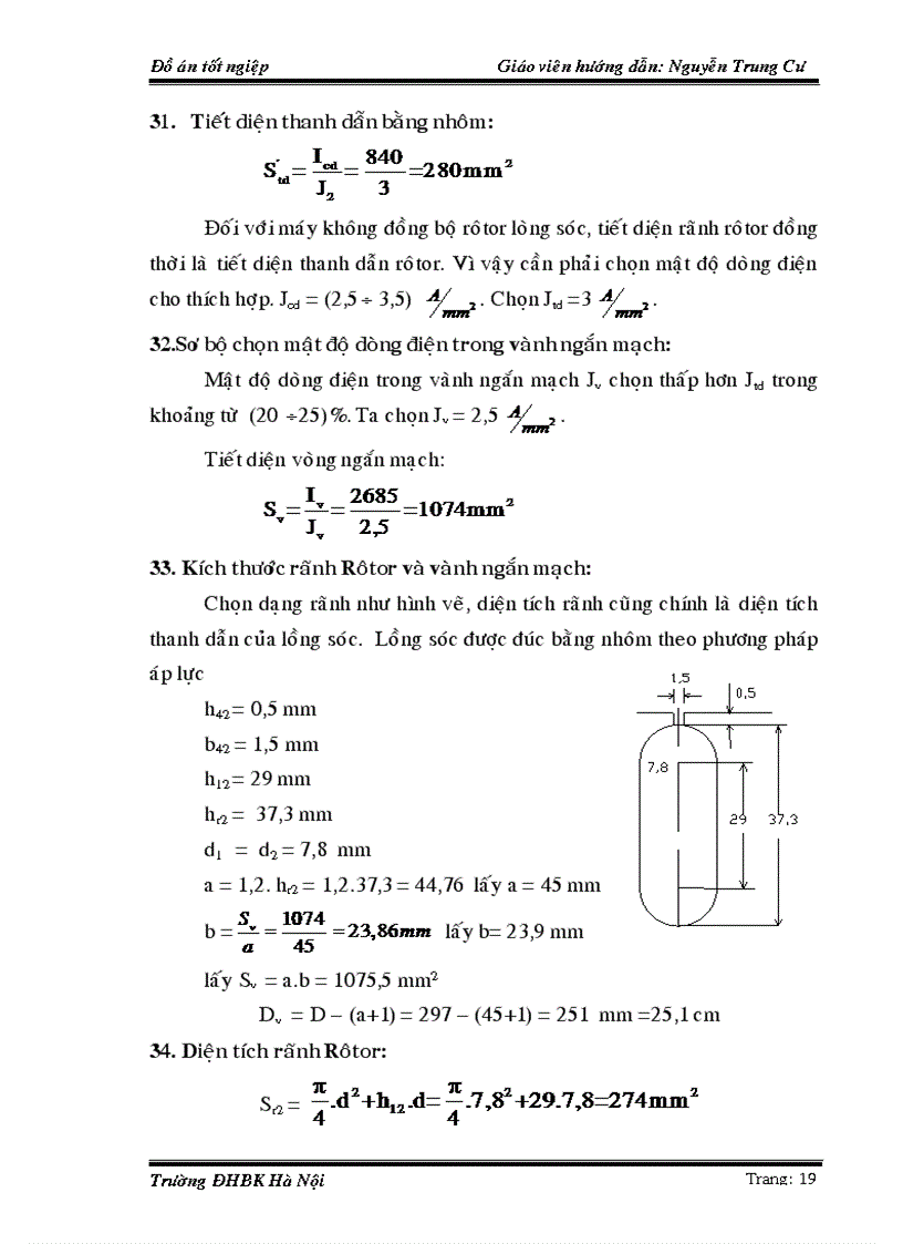 image for page Tính toán tham số của động cơ điện ở chế độ định mức