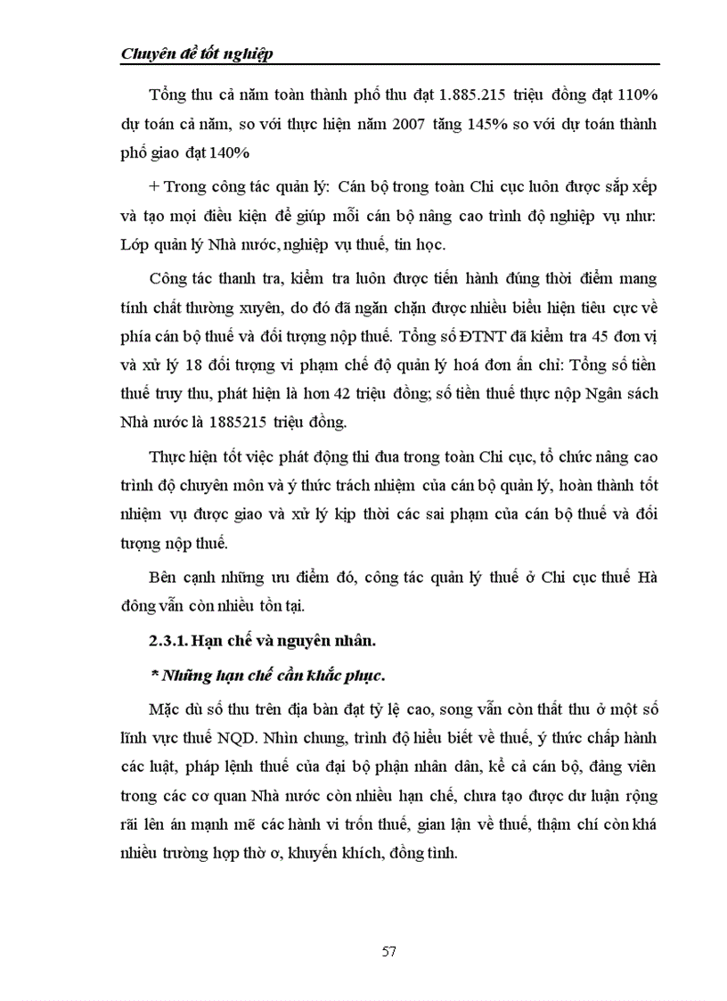 image for page Công tác quản lý thu thuế Giá Trị Gia Tăng đối với Doanh nghiệp Ngoài quốc doanh trên địa bàn thành phố Hà đông 1