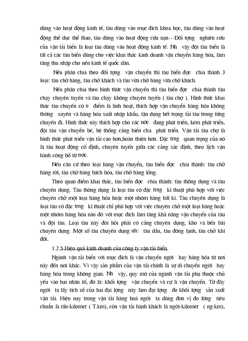 image for page Thực trạng hoạt động và một số giải pháp nhằm nâng cao hiệu quả khai thác đội tàu của công ty vận tải biển Nam Triệu