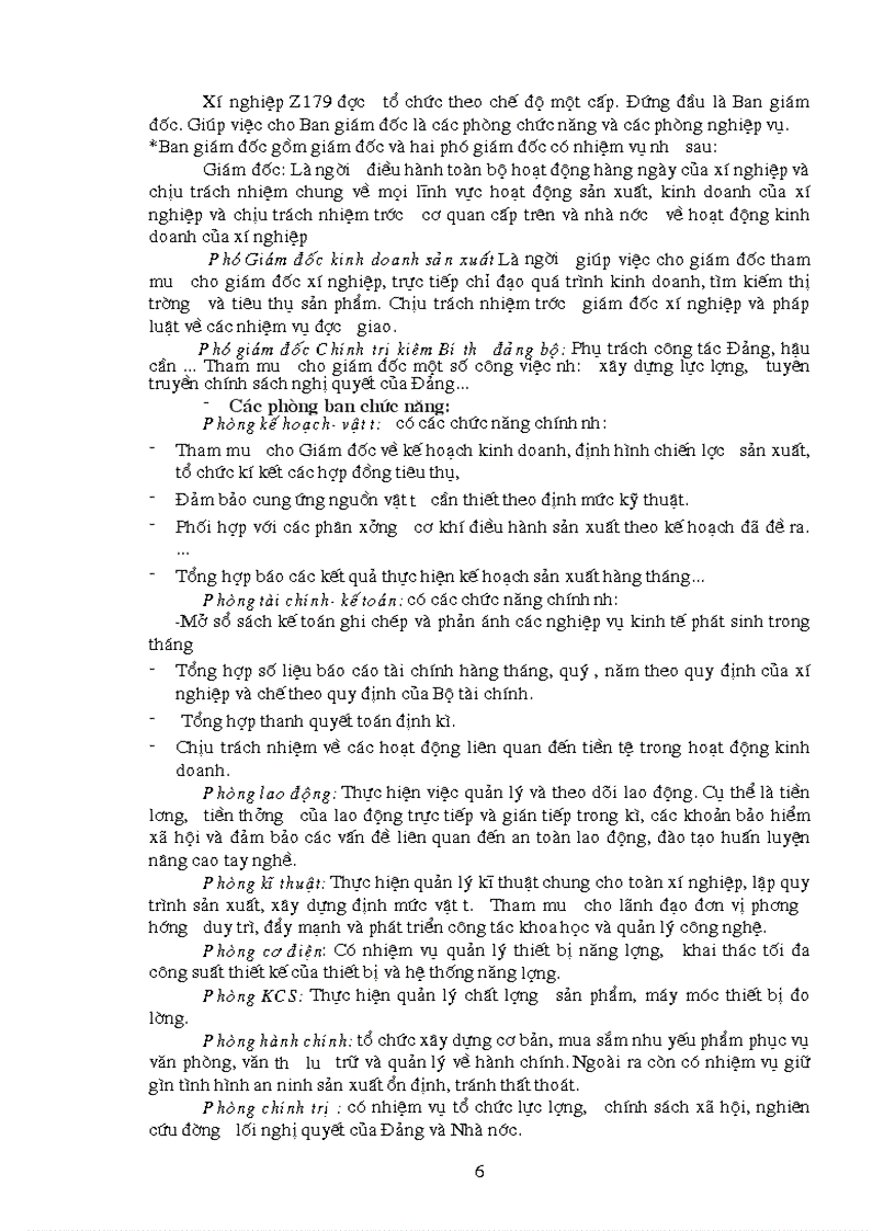 image for page Báo cáo thực tập tại Xí nghiệp cơ khí Z179