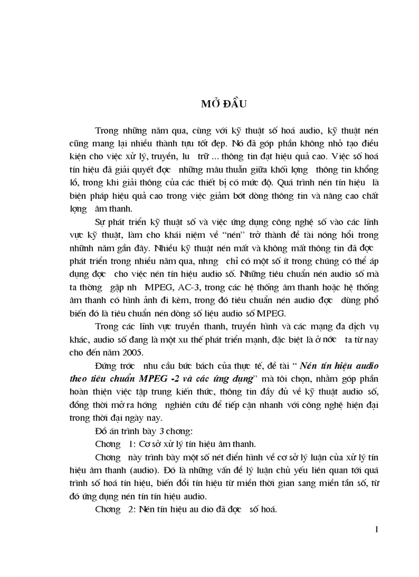 image for page Nén tín hiệu audio theo tiêu chuẩn MPEG 2 và các ứng dụng 1