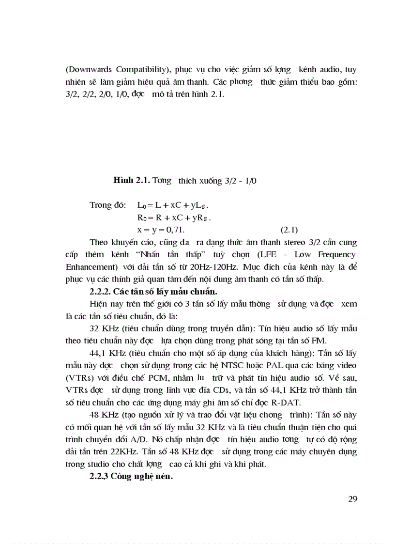 image for page Nén tín hiệu audio theo tiêu chuẩn MPEG 2 và các ứng dụng 1