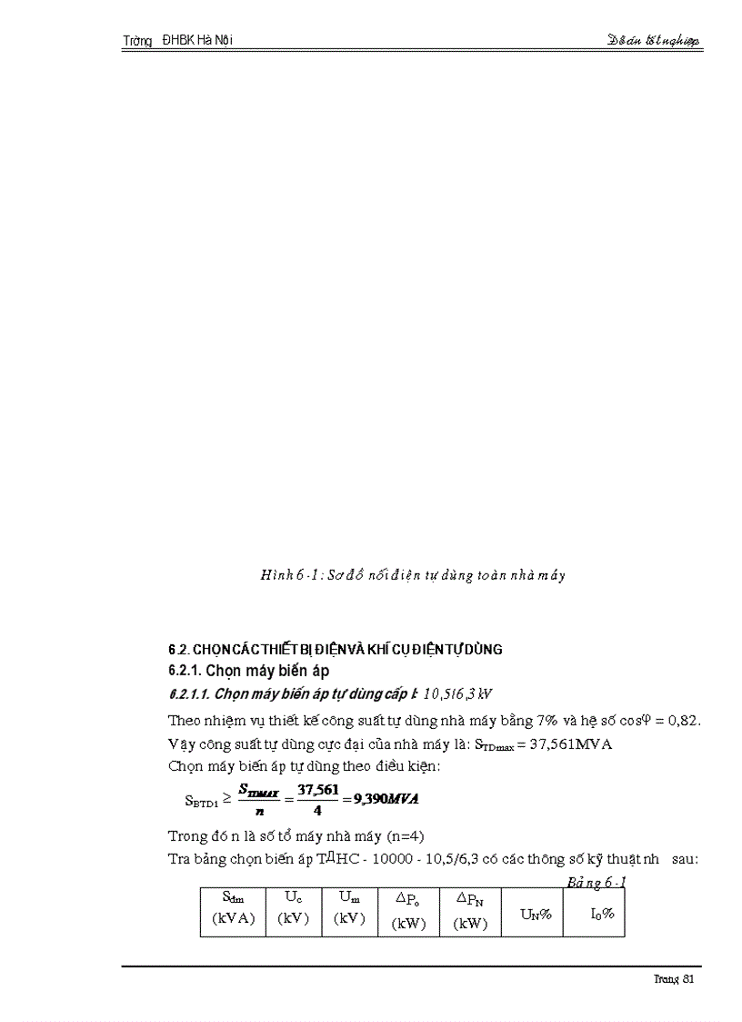 image for page Thiết kế phần điện trong nhà máy nhiệt điện ngưng hơi 1
