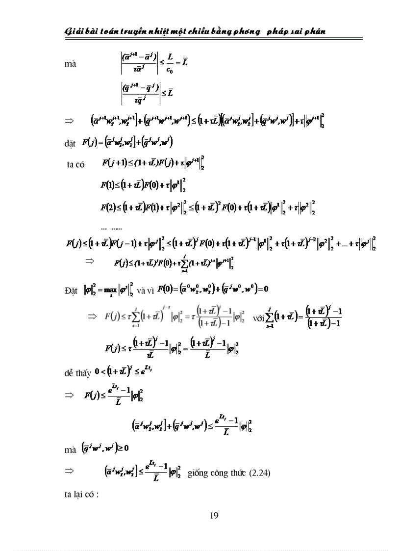 image for page Giải bài toán truyền nhiệt một chiều bằng phương pháp sai phân