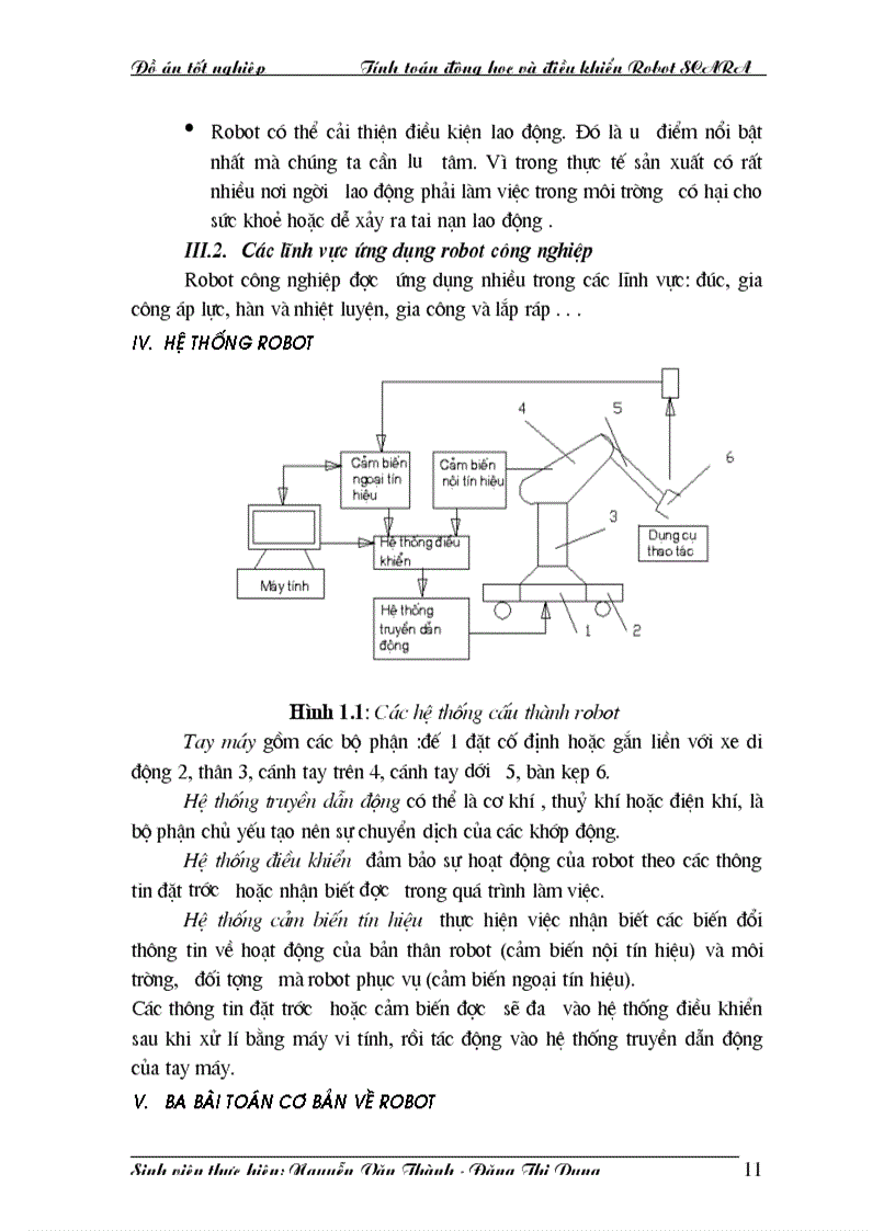 image for page Tính toán động học và điều khiển Robot SCARA