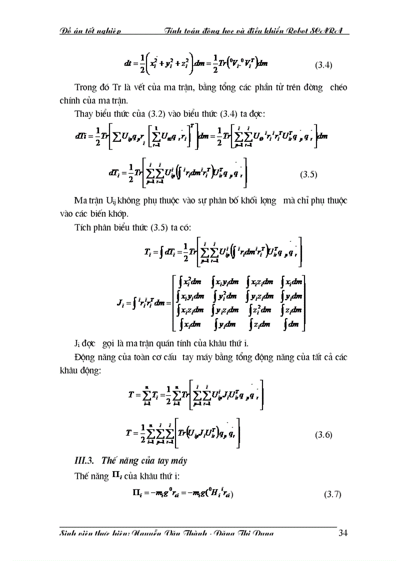 image for page Tính toán động học và điều khiển Robot SCARA