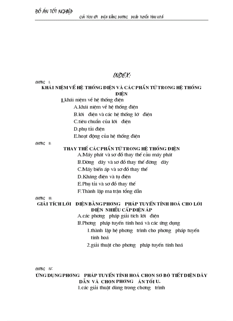 image for page Giải tích lưới điện bằng phương pháp tuyến tính hoá áp dụng chọn sơ bộ tiết diện dây dẫn và chọn phương án tối ưu 1