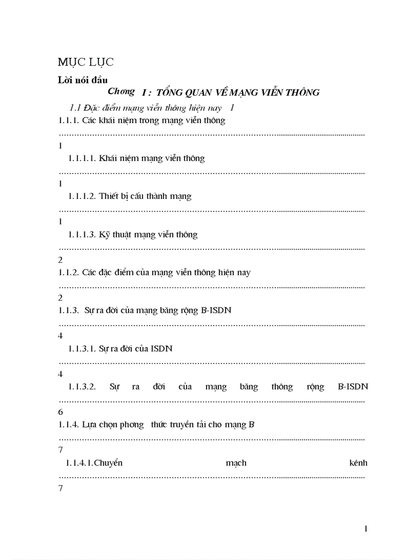 image for page Tổng quan về mạng viễn thông