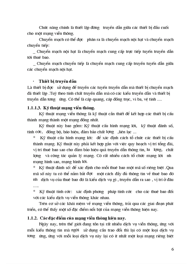 image for page Tổng quan về mạng viễn thông