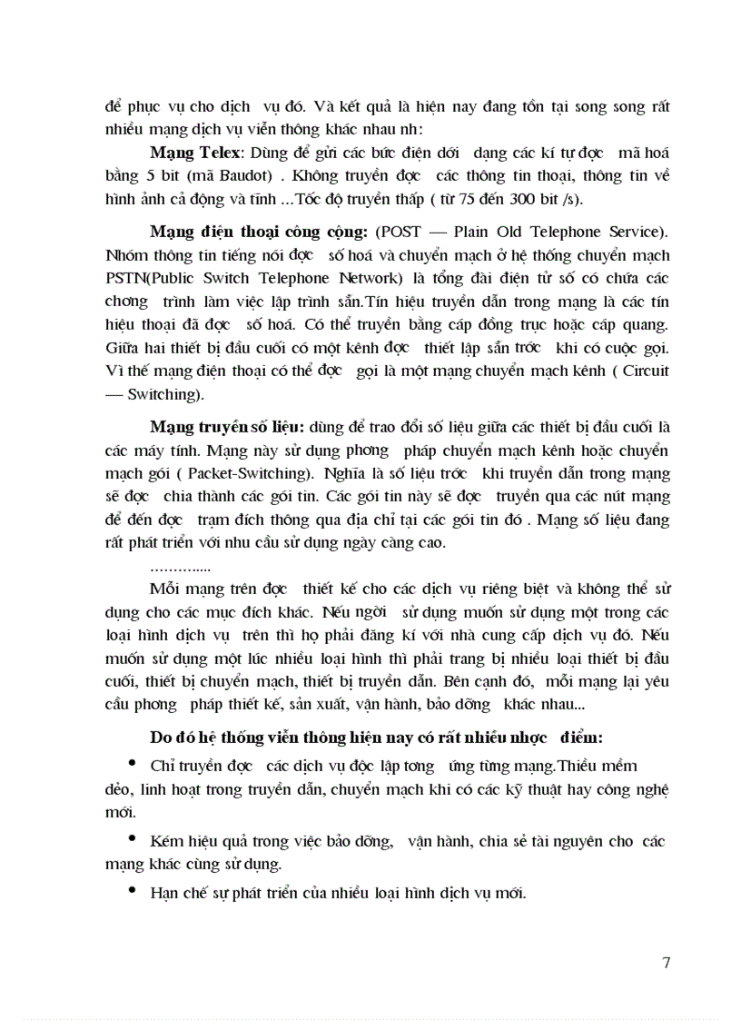 image for page Tổng quan về mạng viễn thông