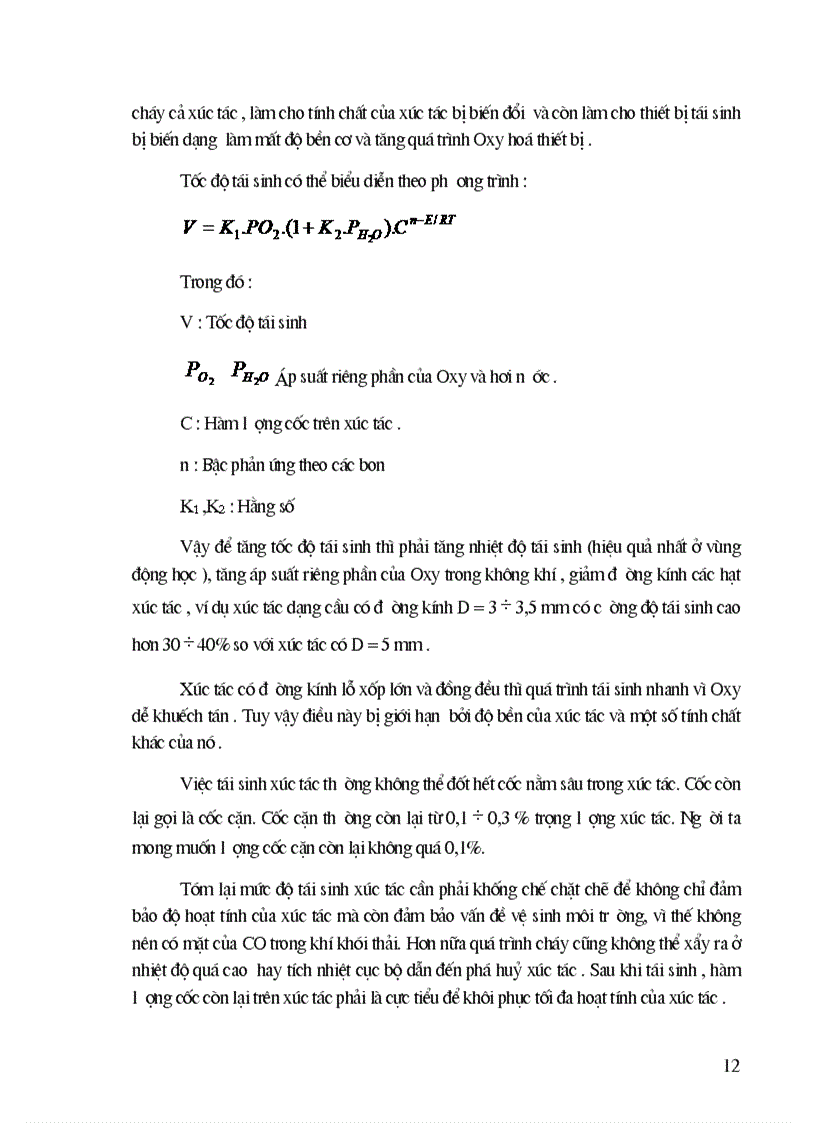 image for page Thiết kế các phân xưởng tái sinh xúc tác chung và thiết kế phân xưởng tái sinh xúc tác ở dạng tầng sôi trong hệ thống cracking xúc tác