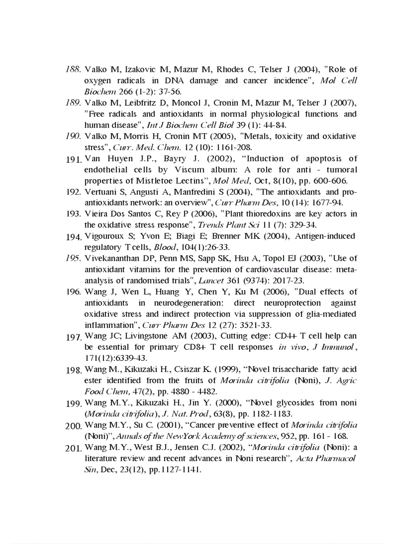 image for page Nghiên cứu tác dụng chống oxyhóa và đánh giá sâu hơn về tác dụng kích thích miễn dịch trên thực nghiệm của cao quả nhàu Việt Nam