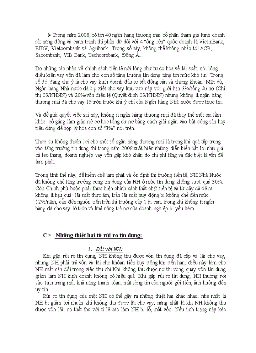 image for page Rủi ro tín dụng của hệ thống NHTM Việt Nam