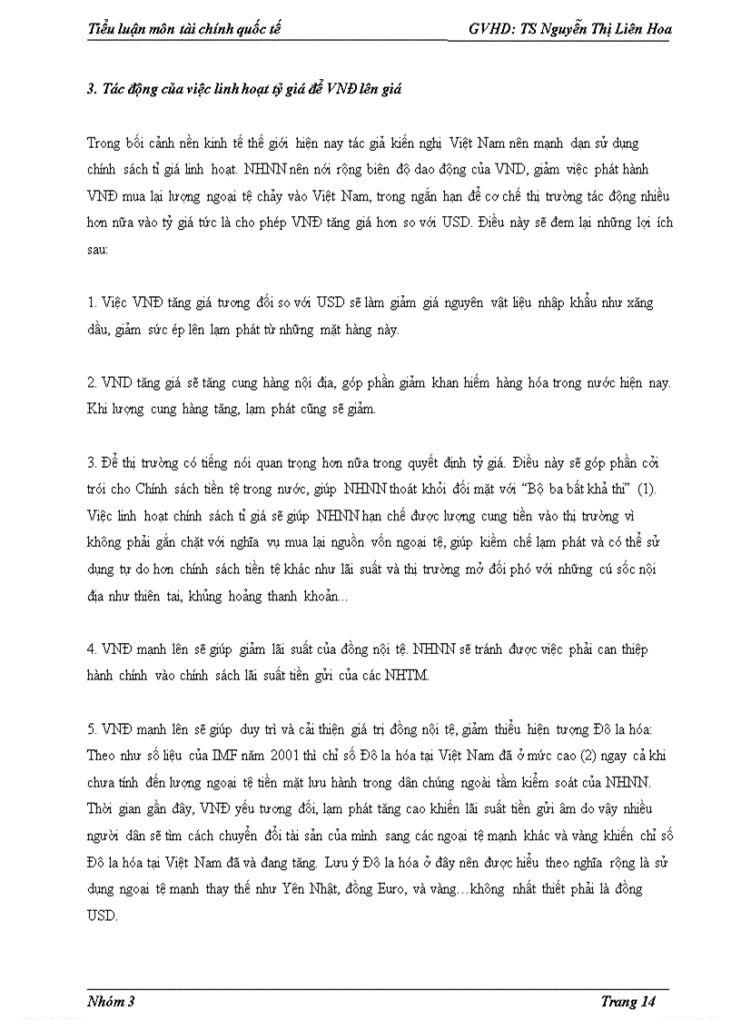 image for page Can thiệp của chính phủ đối với chính sách tỷ giá hối đoái