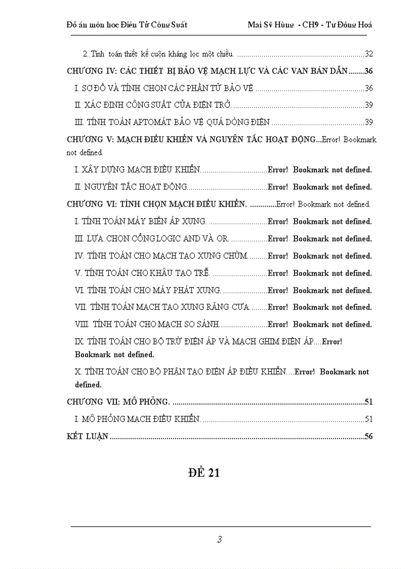 image for page Đồ án môn học Điện Tử công Suất Thiết kế bộ băm xung áp một chiều có đảo chiều