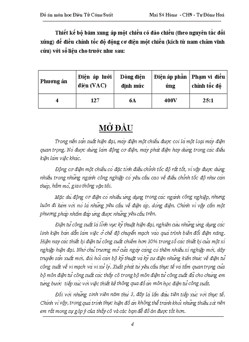 image for page Đồ án môn học Điện Tử công Suất Thiết kế bộ băm xung áp một chiều có đảo chiều
