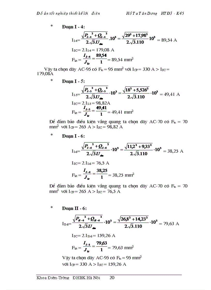image for page Thiết kế lưới điện khu vực 1
