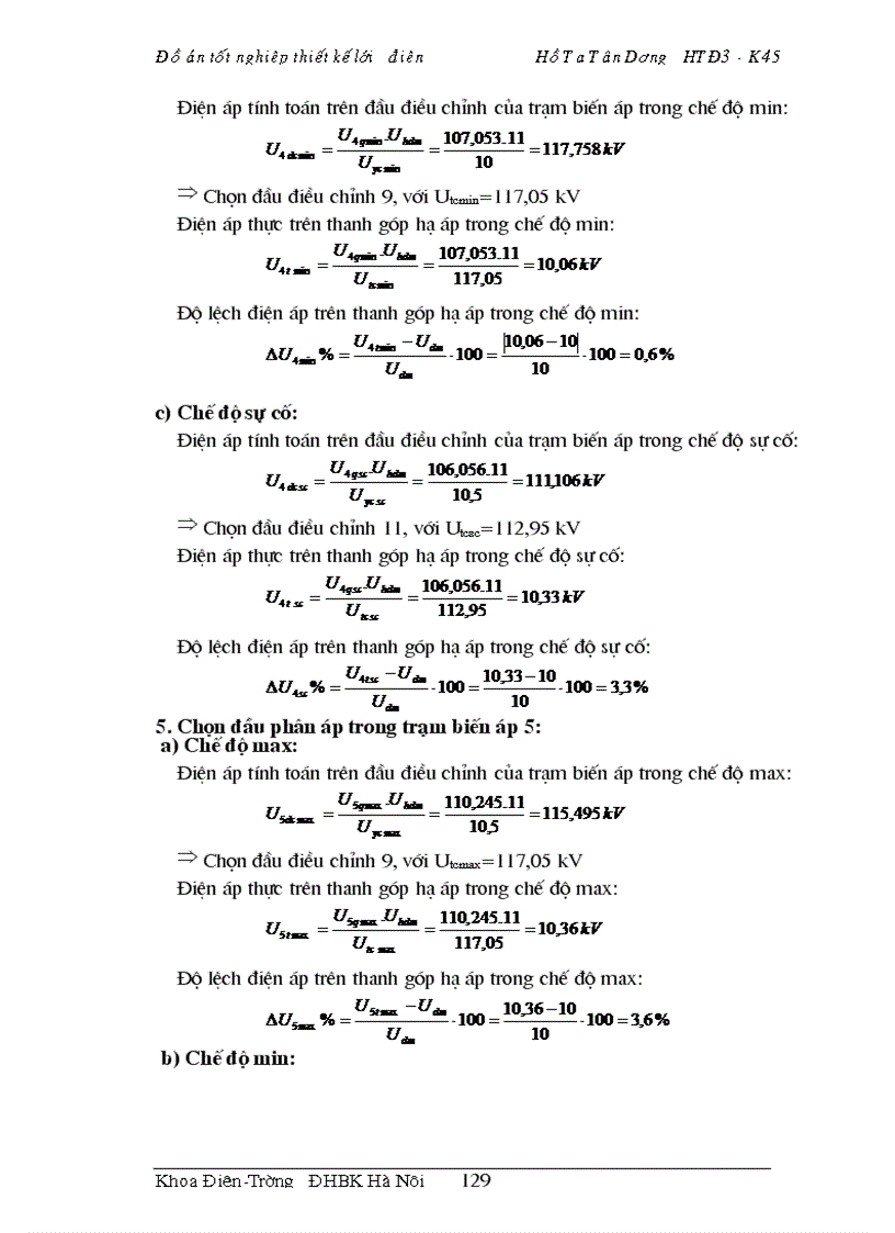 image for page Thiết kế lưới điện khu vực 1