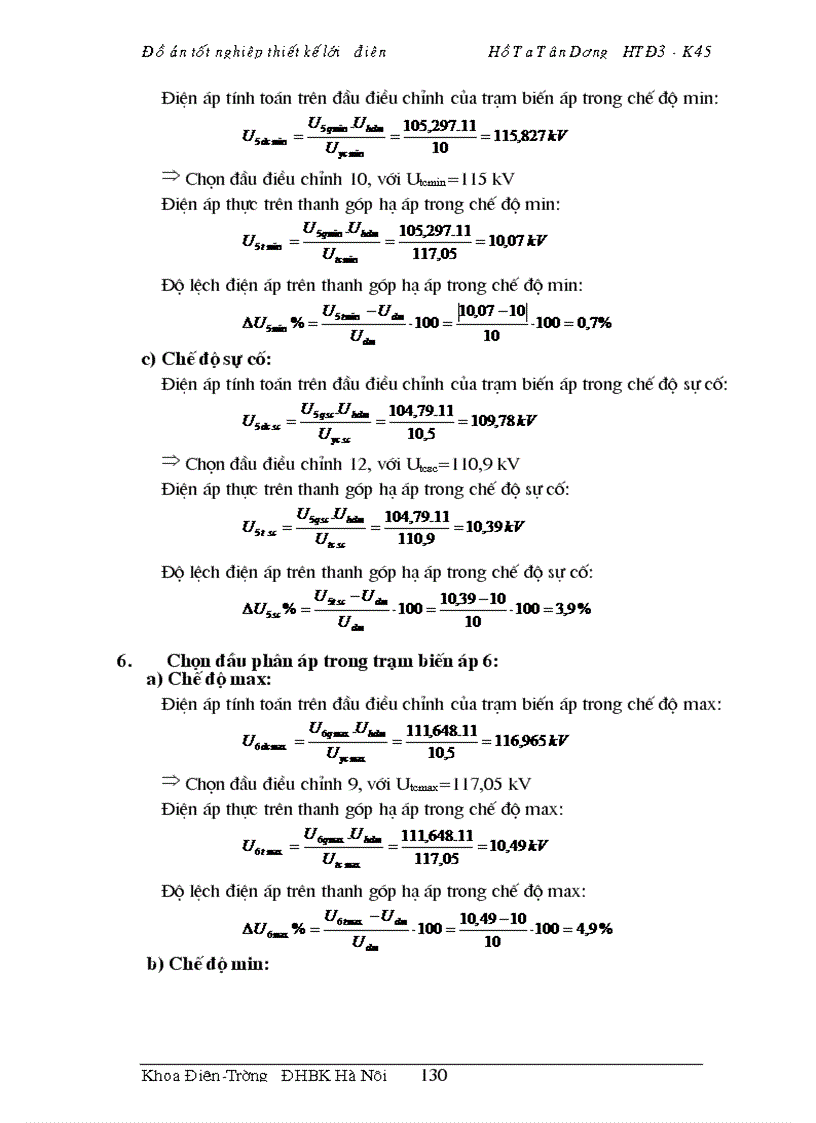 image for page Thiết kế lưới điện khu vực 1