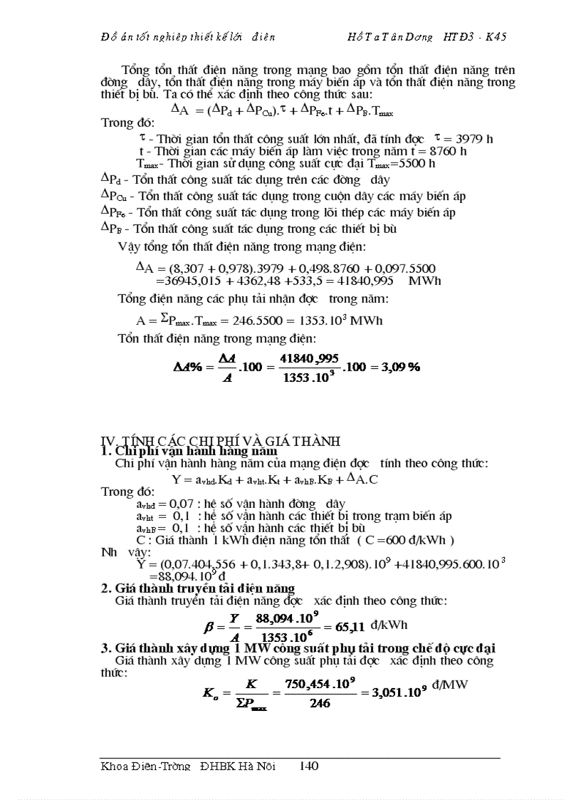 image for page Thiết kế lưới điện khu vực 1