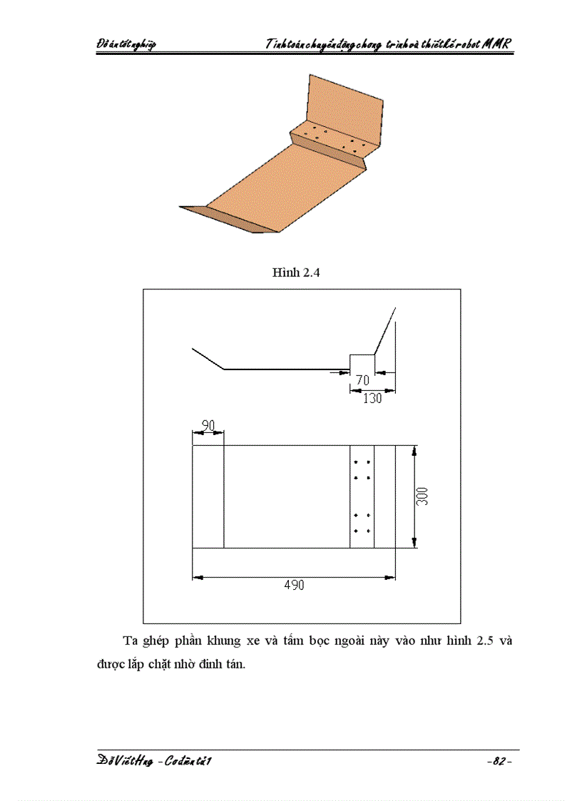image for page Tính toán chuyển động chương trình và thiết kế robot MMR