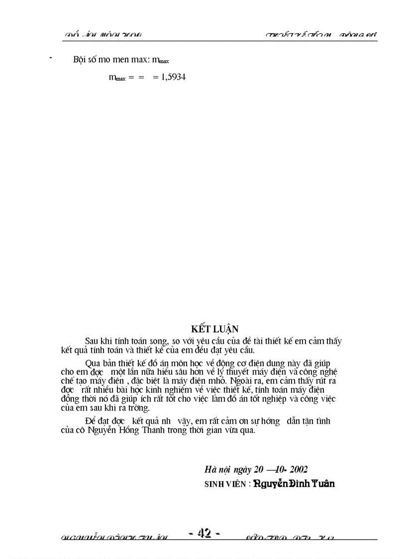 image for page Thiết kế tối ưu động cơ tốt môn học thiết kế tối ưu động cơ