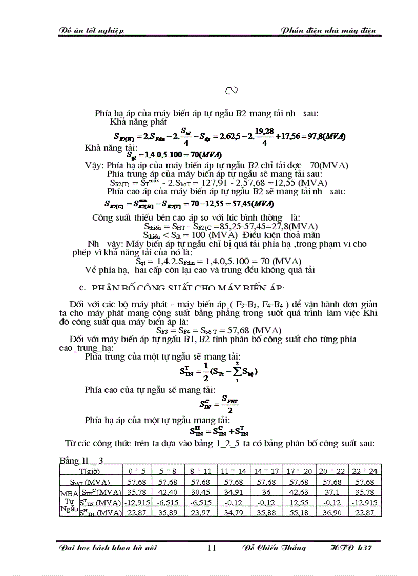 image for page Tính toán cân bằng công suất lựa chọn phương án nối dây