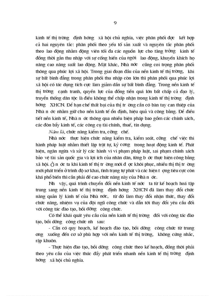 image for page Đào tạo bồi dưỡng công chức trong nền kinh tế thị trường ở nước ta qua thực tiễn ở thành phố Hà Nội