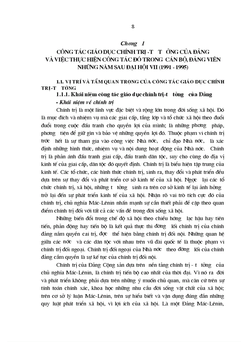 image for page Đảng Cộng sản Việt Nam lãnh đạo công tác giáo dục chính trị tư tưởng cho cán bộ đảng viên trong thời kỳ đổi mới 1991 2005