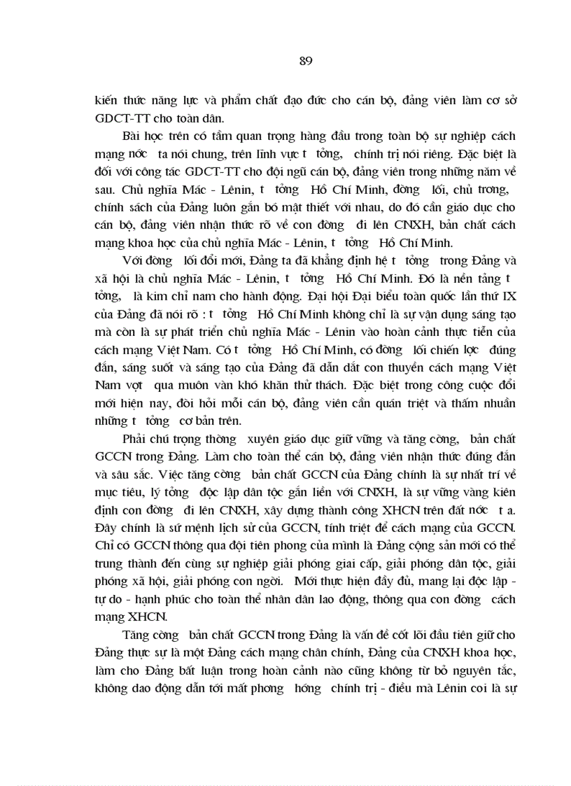 image for page Đảng Cộng sản Việt Nam lãnh đạo công tác giáo dục chính trị tư tưởng cho cán bộ đảng viên trong thời kỳ đổi mới 1991 2005