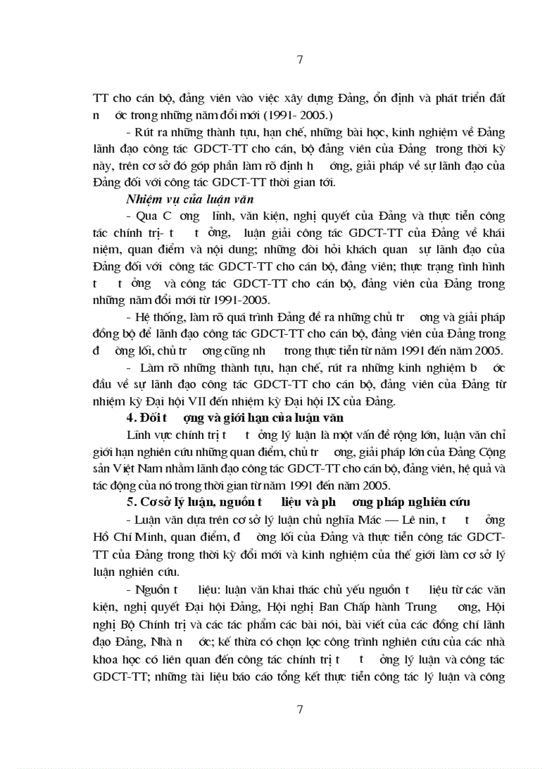 image for page Đảng Cộng sản Việt Nam lãnh đạo công tác giáo dục chính trị tư tưởng cho cán bộ đảng viên trong thời kỳ đổi mới 1991 2005