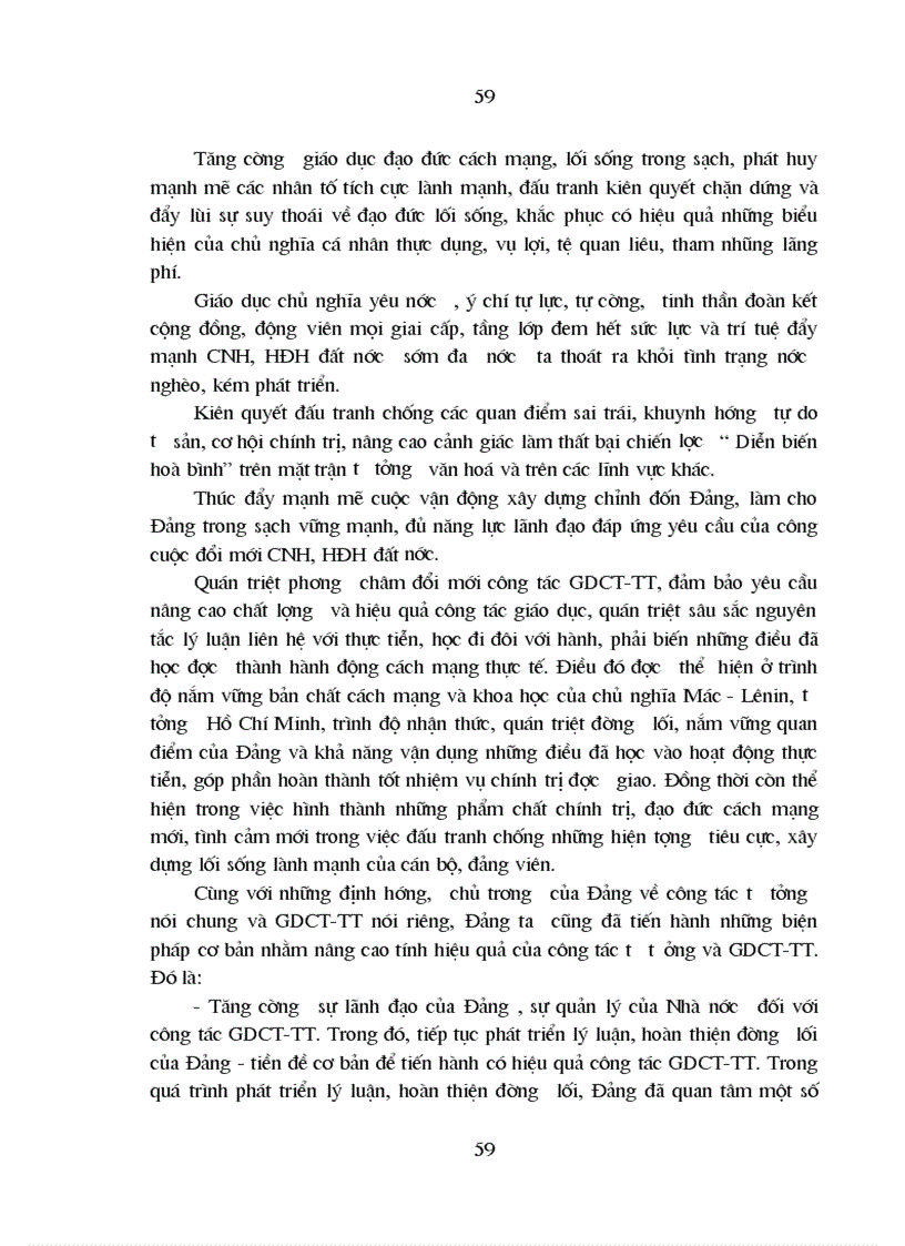 image for page Đảng Cộng sản Việt Nam lãnh đạo công tác giáo dục chính trị tư tưởng cho cán bộ đảng viên trong thời kỳ đổi mới 1991 2005
