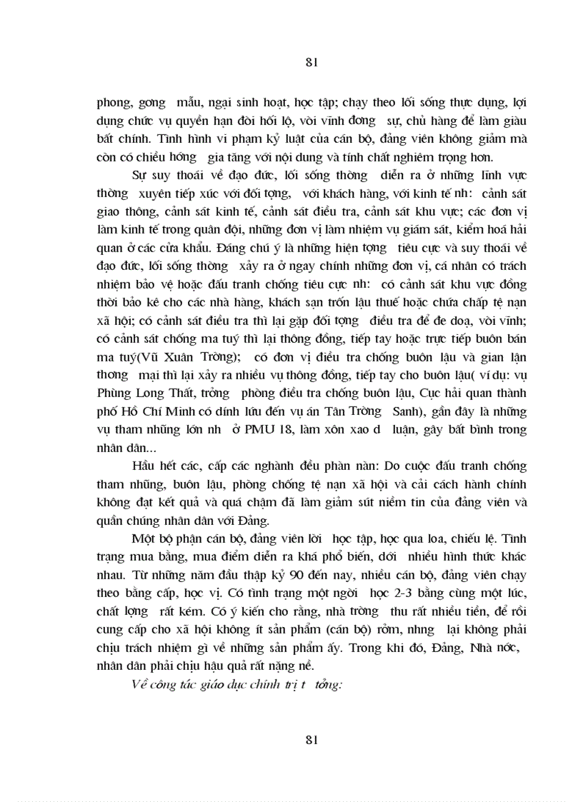 image for page Đảng Cộng sản Việt Nam lãnh đạo công tác giáo dục chính trị tư tưởng cho cán bộ đảng viên trong thời kỳ đổi mới 1991 2005