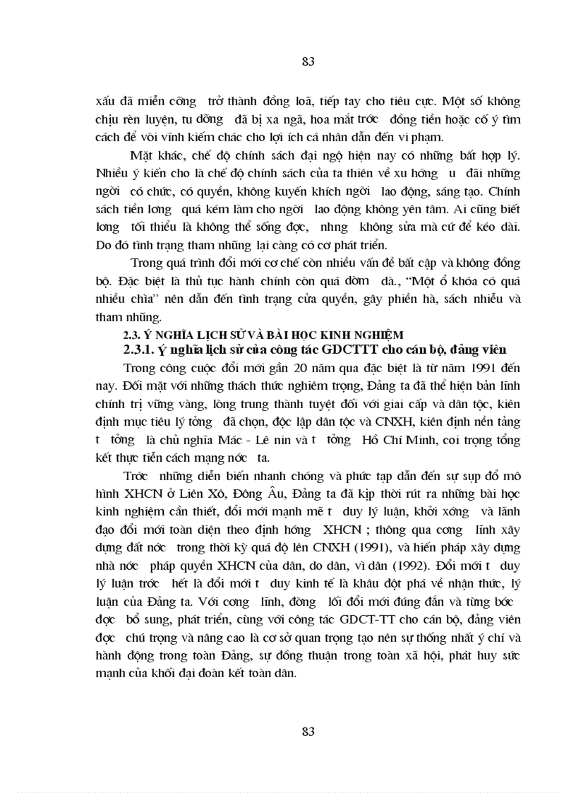 image for page Đảng Cộng sản Việt Nam lãnh đạo công tác giáo dục chính trị tư tưởng cho cán bộ đảng viên trong thời kỳ đổi mới 1991 2005