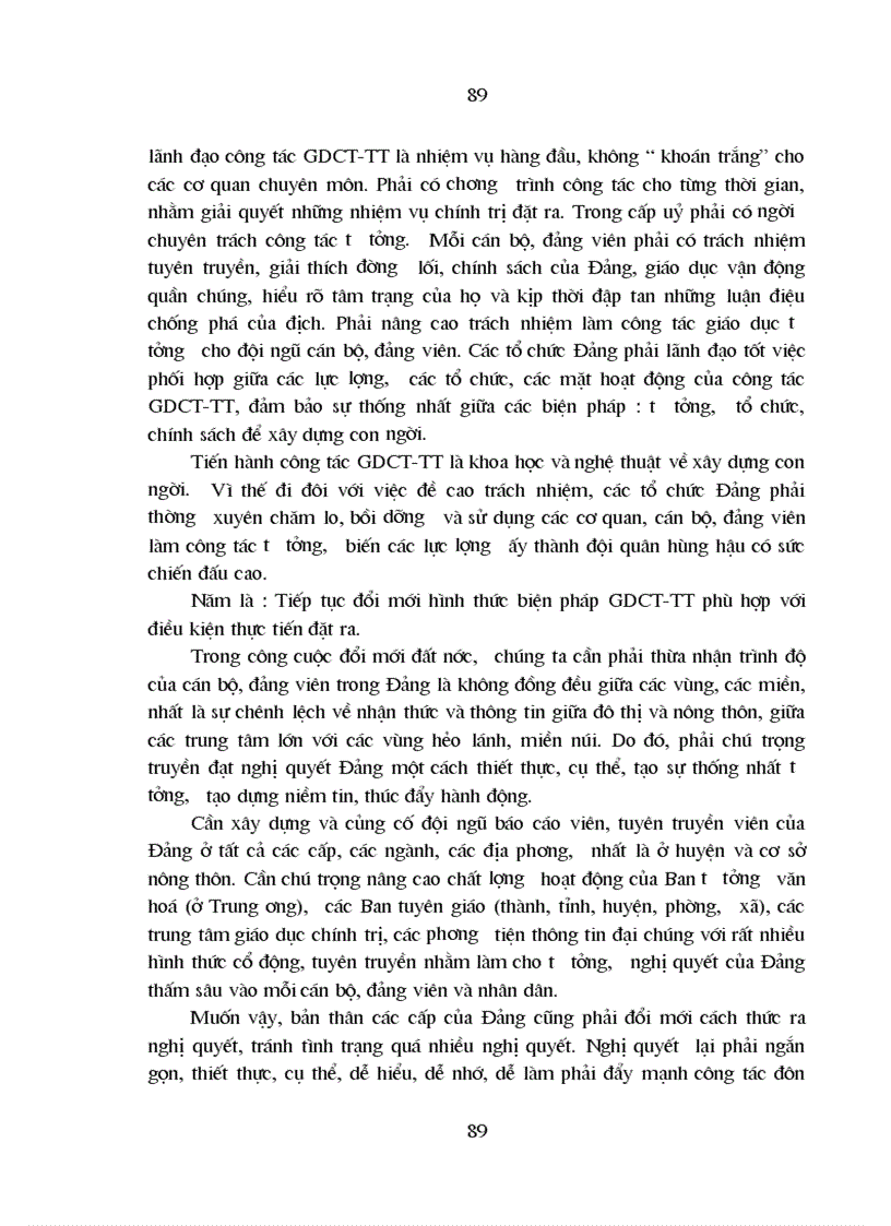 image for page Đảng Cộng sản Việt Nam lãnh đạo công tác giáo dục chính trị tư tưởng cho cán bộ đảng viên trong thời kỳ đổi mới 1991 2005